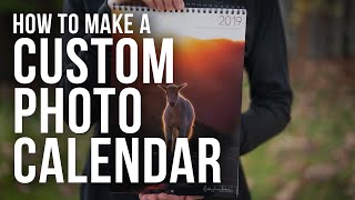 How to Make a Totally CUSTOM Photography Calendar