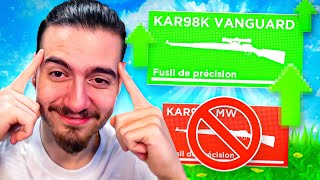 Le KAR VANGUARD mieux que le KAR MW ?
