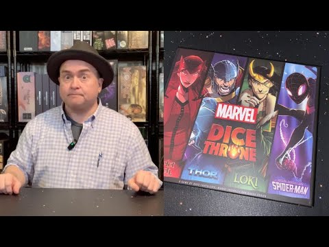 The Discriminating Gamer: Marvel Dice Throne: Scarlett Witch v. Thor v. Loki  v. Spider Man