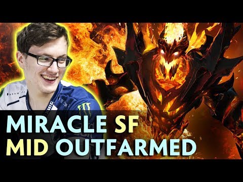 When MIRACLE picks Shadow Fiend — MID 100% OUTFARMED