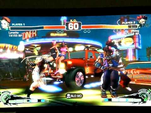 Fujino [Akuma] vs Lynetto [Cammy] SUPER STREET FIGHTER 4 - Japanese Online Ranked Matches