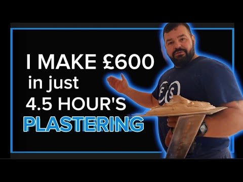 How Plasterers Make £600 In 4.5 Hours