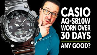 #CASIO AQ-S810W Long Term DAILY DRIVER REVIEW over 30 days, any good?