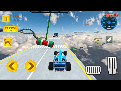Formula Car Stunt Mega Ramp 3D - Blue Formula Extreme GT Racing #10 - Android Gameplay