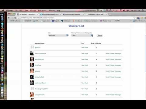 How to use the Member Directory
