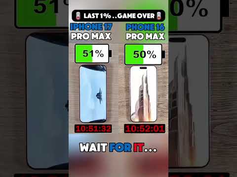 🪫😳 iPHONE 17 PRO MAX vs iPHONE 16 PRO MAX BATTERY TEST!! 😳🪫