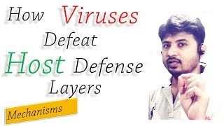How Viruses Escape Severeal Layers of Host Defenses