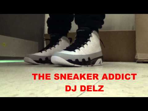 Air Jordan 9s Birmingham Baron IX 45 9 Sneaker On Foot Video