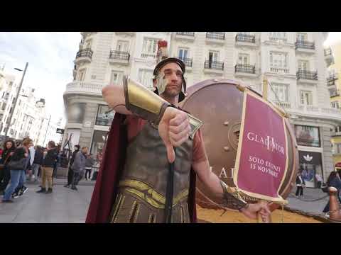 Gran escudo en Madrid