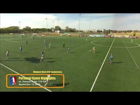Personal Game Highlights vs. Kansas Rush 11G GA (2025.09.13)