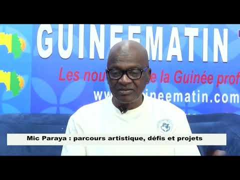 🔴Guineematin reçoit le grand artiste  Mic Paraya (Mouctar Baldé): on chante et parle de son parcours