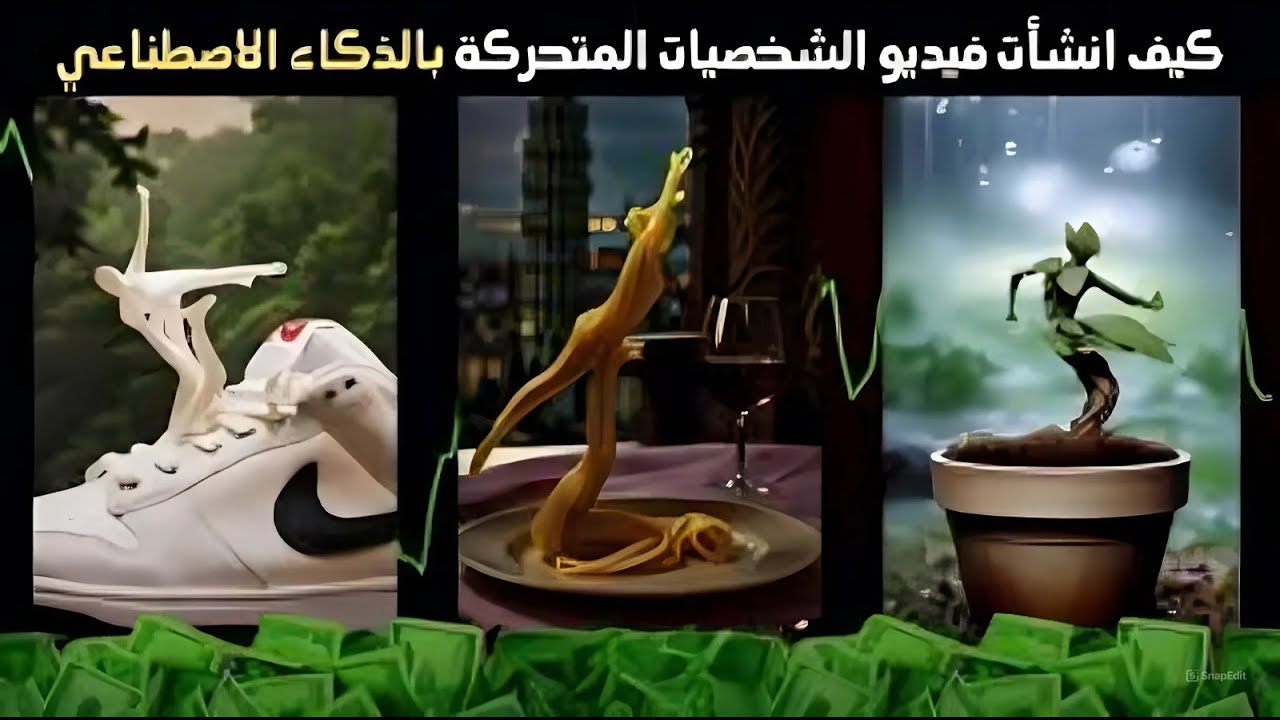 شخصية كرتونية تتحدث وتشير إلى شاشة مليئة بالبيانات