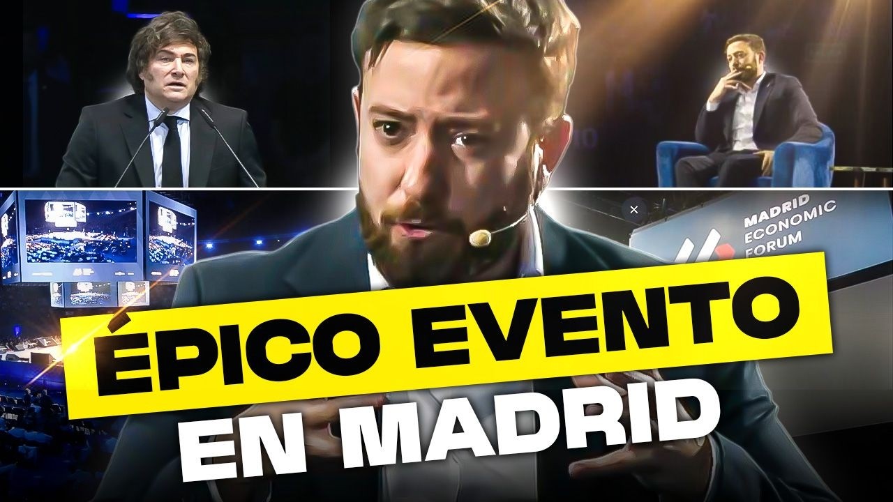 🔥 Asistentes EUFÓRICOS por Agustín Laje en el Foro Económico de Madrid