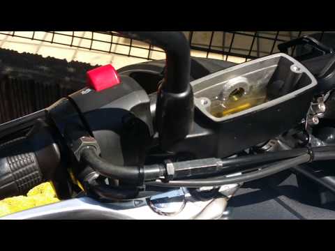 Brake fluid change to Honda NC750X