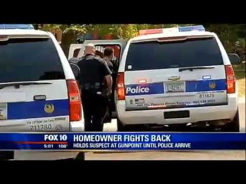 Pistol Packing Homeowner Foils Apparent Burglary: 'I Cocked My Gun and Pointed it Right At Him'