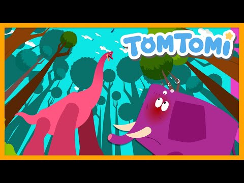 Brachiosaurus Song | Herbivorous Dinosaurs | Dinosaur Cartoon | TOMTOMI Songs for Kids