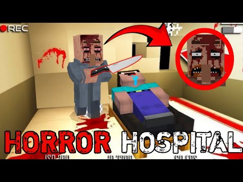 HORROR HOSPITAL in Minecraft Scary Story in Hindi | Part - 3