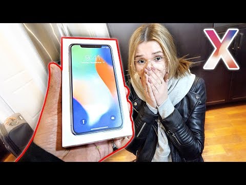 SURPRISING MY GIRLFRIEND WITH IPHONE X (EMOTIONAL)