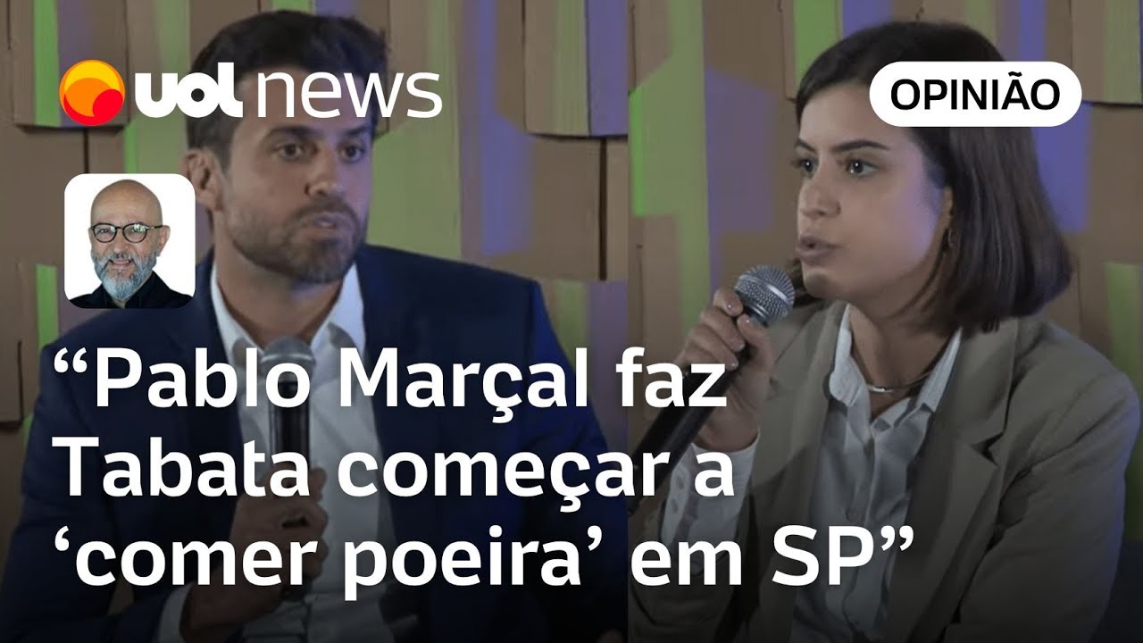 Pablo Marçal faz Tabata Amaral começar a ‘comer poeira’ na disputa pela Prefeitura de SP, diz Josias