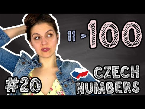 #20 | Learn CZECH numbers 11 ➤ 100