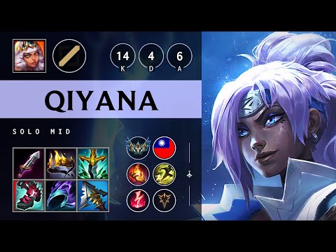 Qiyana Mid vs Zed - TW Challenger Patch 25.18