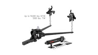 Weight Distributing Hitch Trunion Bar - video thumbnail 2