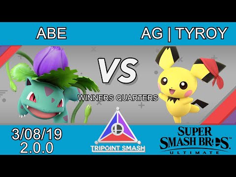 Tripoint Smash 51 - Winners Quarters - Abe(Ivysaur) Vs. AG | Tyroy(Pichu)