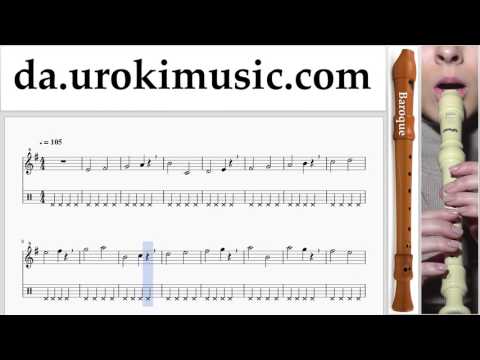 Lær At Spille Blokfløjte (Barok) J. Balvin, Willy William - Mi Gente Lektioner Sange Del#1 um-i246