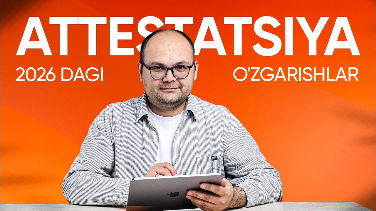 Pedagogik mahorat va kasb standarti bo'yicha yangi o'zgarishlar | Shokir Tursun