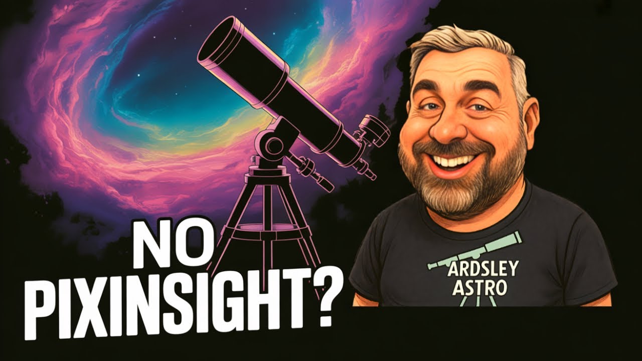 Basic astrophotography processing for free. No Pixinsight. New sharpening software Cosmic Clarity