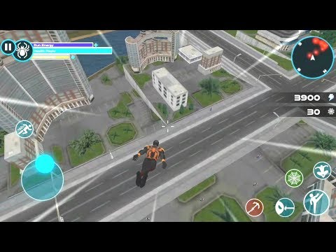 Flying Spider Stickman Rope Hero Vs Super Villains - Android GamePlay