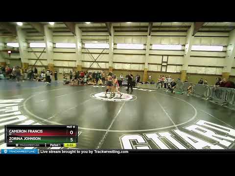 119-127 Lbs Round 3 - Cameron Francis, ID Vs Zorina Johnson, OR E9b9