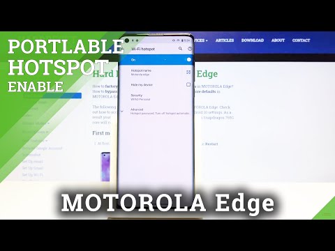 How to Create Portable Hotspot on Motorola Edge - Wireless Internet