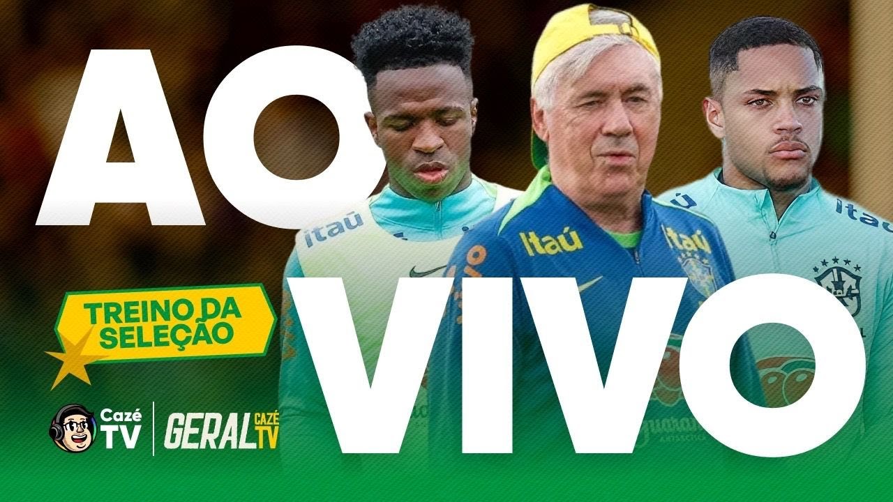 TREINO DA SELEÇÃO BRASILEIRA AO VIVO DIRETO DO CT DO ARSENAL EM LONDRES | GERAL CAZÉTV