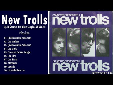 New Trolls Greatest Hits Album 2022 🎄 New Trolls Le più belle canzoni italiane musica💛