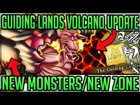 Guiding Lands Volcanic Update - New Monsters/New Map + Rajang Info - Monster Hunter World Iceborne!