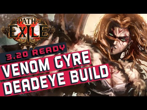 [3.20]Venom Gyre Trinity Deadeye Path of Exile Build Guide