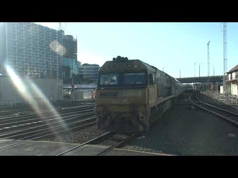 NR95 on Overland  arriving at Southern Cross