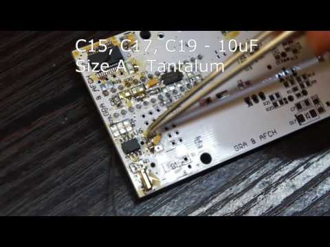 Assembling, soldering PCB NIXIE Clock Board MCU NCM105 GRA & AFCH - part 1/2