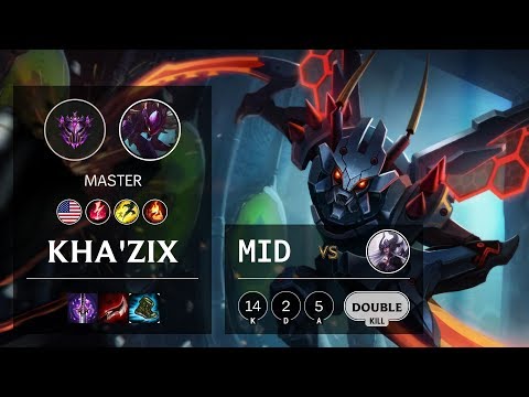 Kha'Zix Mid vs Syndra - NA Master Patch 10.12