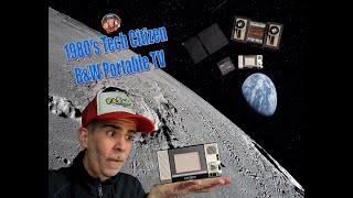A look at an early portable Citizen LCD TV