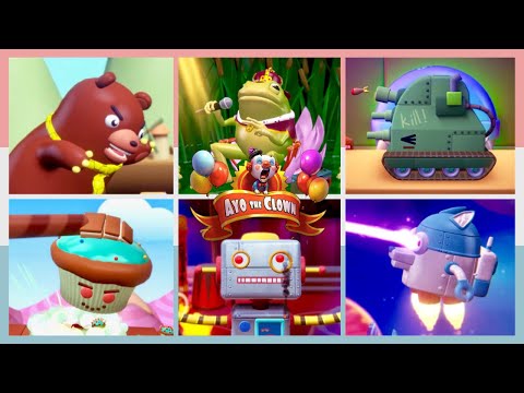 All Boss Fights In Ayo The Clown (Hard Difficulty)