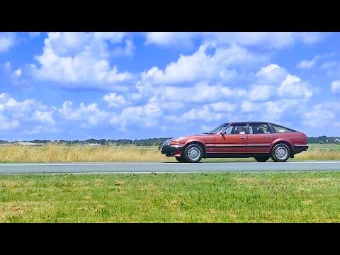 Rover SD1 3500 Vanden Plas V8 sound fly by.