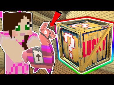 Minecraft: *MYTHIC* FORTNITE LUCKY BLOCK!!! (LEGENDARY LOOT LLAMAS & MYTHIC GUNS!) Mod Showcase