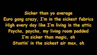 Fabolous feat. Trey Songz &amp; Red Cafe - Sicker Than Yo Average [Lyrics on Screen]