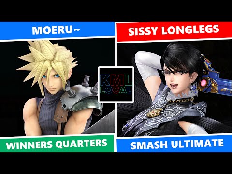 KMLocal 6: Winners Quarters - Moeru~ (Cloud) Vs Sissy Longlegs (Bayonetta) SSBU
