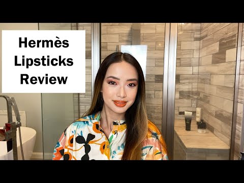 Hermes Lipsticks Review Satin vs. Matte Finishes