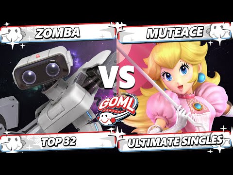 GOML 2025 - Zomba (ROB) Vs. MuteAce (Peach) Smash Ultimate - SSBU