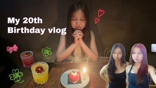 【birthday vlog】 Beginning of my 20th journey! Going out with my girls | ハタチの誕生日🍀