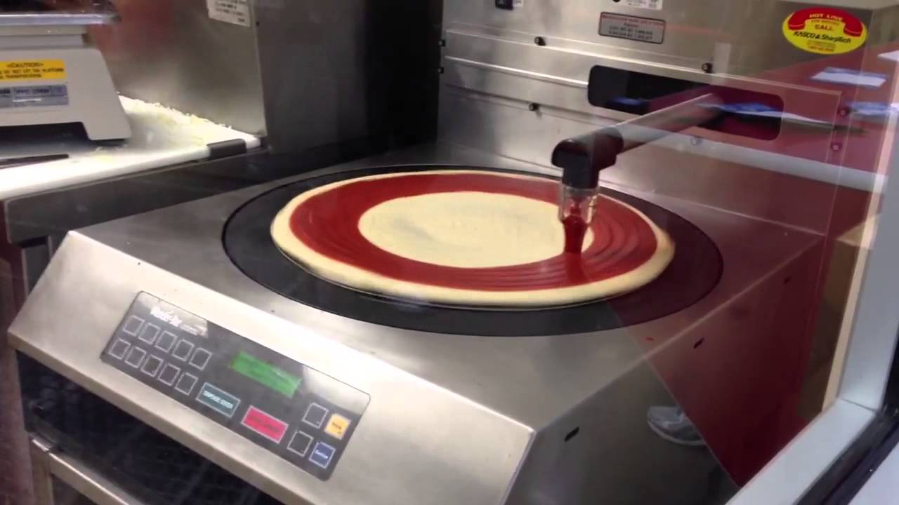 Costco Pizza sauce dispenser